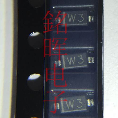 贴片稳压二极管 BZT52C3V3 丝印 W3 SOD123 3.3V 3V3 1206 现货