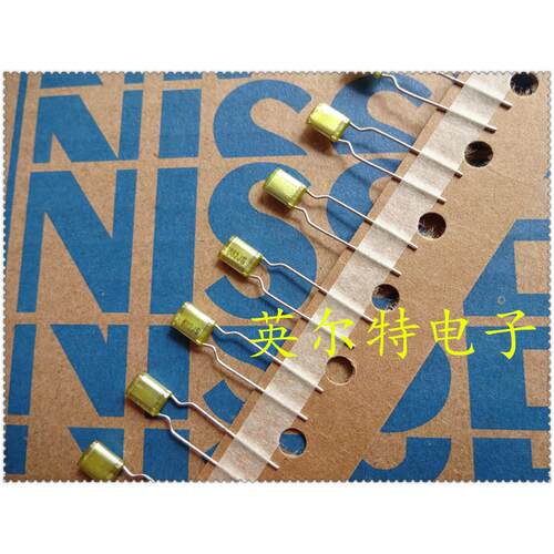 进口日本NIS薄膜电容 0.0068UF/50V 682J/50V 6N8/50V 脚距5mm