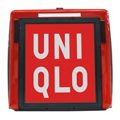 led显示屏外卖P2.5玻璃D钢外箱外卖卖箱LE屏出口led显示屏箱外卖