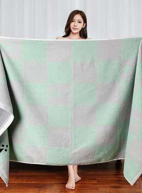 浴巾男c士家用纯棉水酒店洗澡裹吸巾IDK男款2062新款大人高^