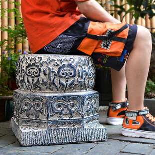 鼓凳桌凳鼓tb-62227凳庭院桌挡车台石门墩石凳石凳子家用门石桌露