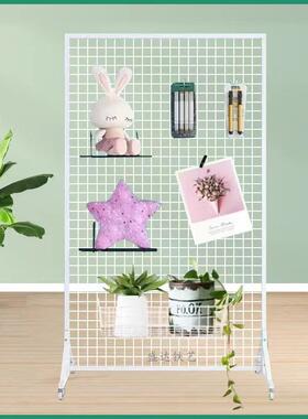 圆形铁艺网格折叠展示半品架幼儿园作品画展婚饰促销35941移动庆