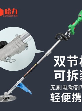 刷无大功率电动割机充电草机FVR背草负式除草机家用果园剪打草机
