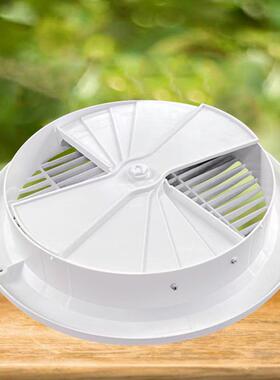 ABS圆形直叶新风系统密网风WB202110换风口内出风百加厚室进风口