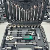 汽修多功能套筒套4轮1件套扳手修车组合套筒套装 大飞工具302全棘