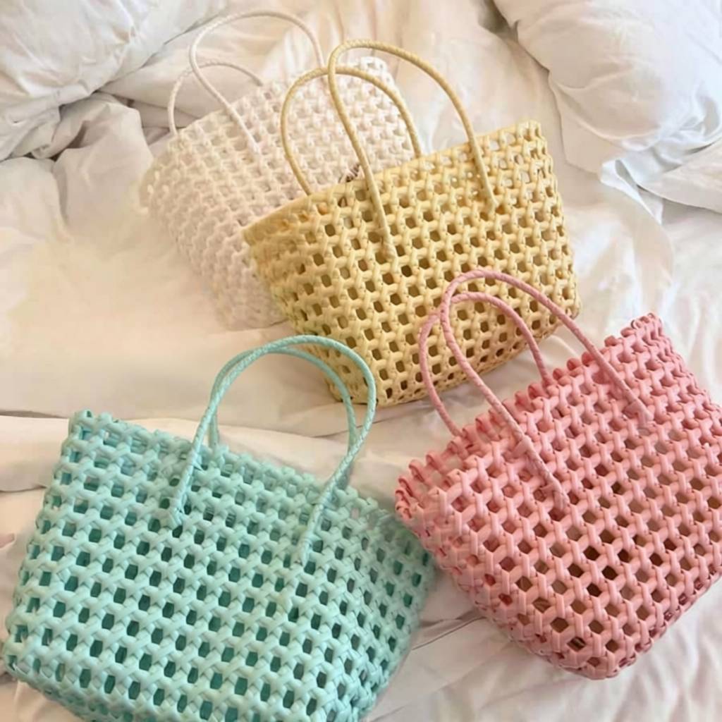 手工编织藤条包diy材料包藤编包