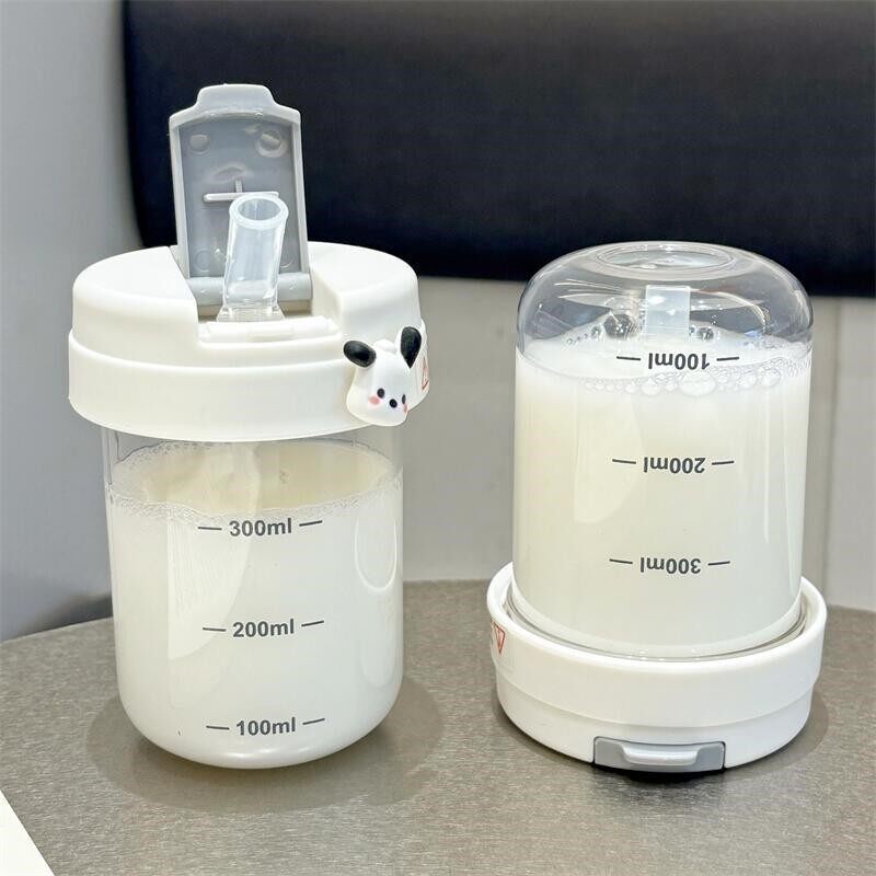 奶粉冲泡杯成人牛奶杯带刻度大人冲奶粉摇摇杯豆浆杯外带密封便携