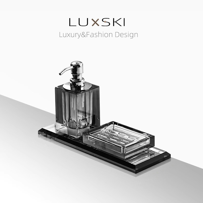 水晶乳液瓶肥皂碟套裝喬遷伴手禮