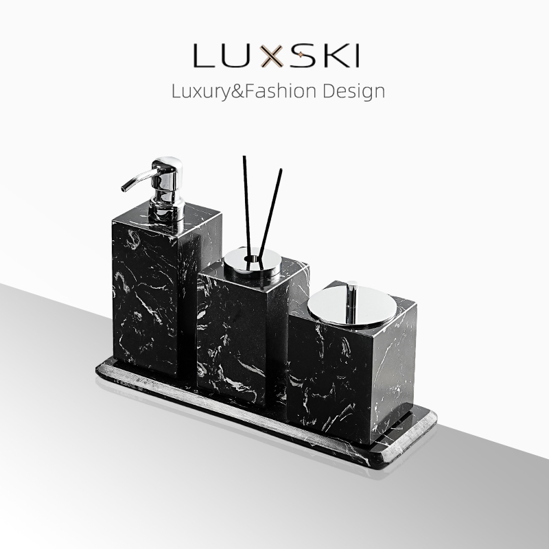 洛世麒浴室洗漱用品收納高檔擺件