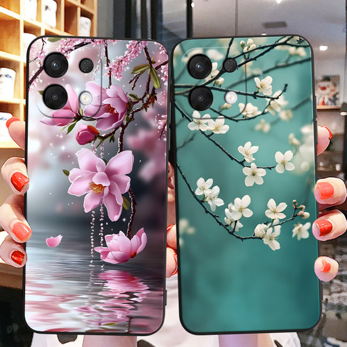 彬彧适用于oppok12s手机壳K12S保护套pld110好看PLD110唯美花海op0o防摔k12s软胶k12s江南风0pop黑边k12s牡丹