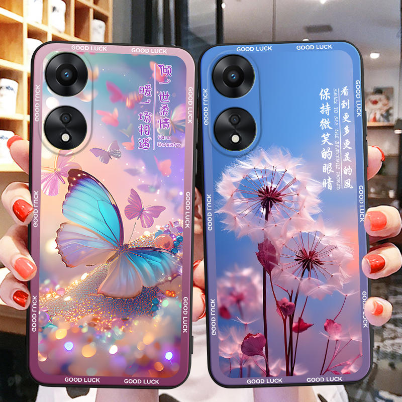 彬彧适用于oppoa58 5G网红系手机壳a1活力版新款防摔oppoa2x保护套phj110可爱少女心oppoa1x梦幻蝴蝶oppoa58x