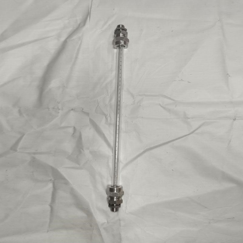 消防水池就地显示直通液位计卡套有机玻璃亚克力刻度透明快装直通