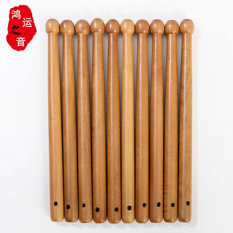 专业枣木腰鼓棒小鼓锤舞蹈鼓x槌广场舞成人儿童实木鼓槌红绸方巾图片
