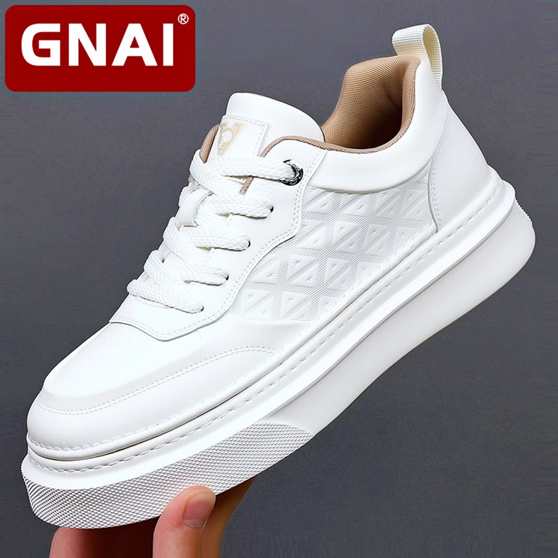 2025新款板鞋男款运动休闲鞋厚底小白鞋男士皮鞋韩版百搭鞋子男鞋