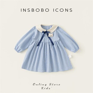 女童连衣裙儿童裙子开春女宝宝春装小女孩公主裙长袖2025春季新款