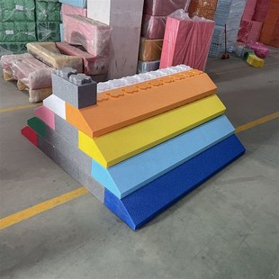 epp泡沫积木屋j顶长条积木拼接围栏1.5屋脊儿童家用游乐场房子拼
