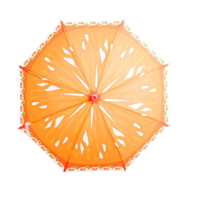 卡通水果透明伞男童女童儿童雨伞小学生幼儿园宝宝伞卡通伞制LOGO