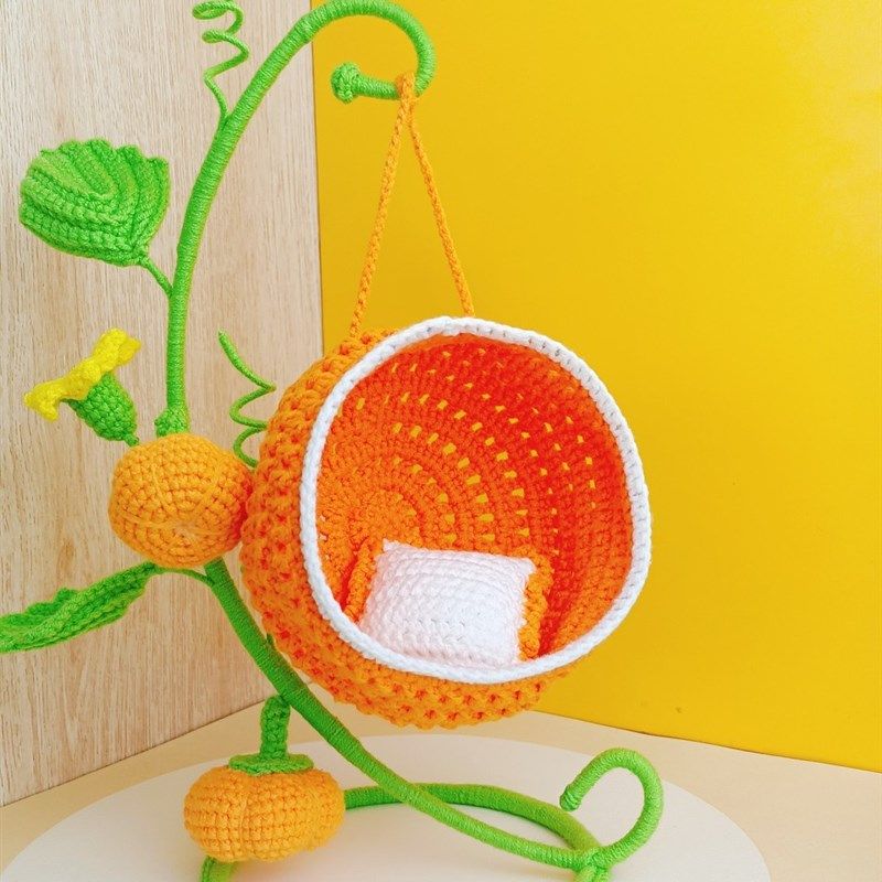 可爱公仔娃用花架玩偶吊篮手工钩织成品棉花娃娃创意吊椅礼品礼物,模玩/动漫/周边/娃圈三坑/桌游,棉花娃娃/毛绒玩具娃衣,淘宝优惠券,粉丝福利购,淘宝优惠卷