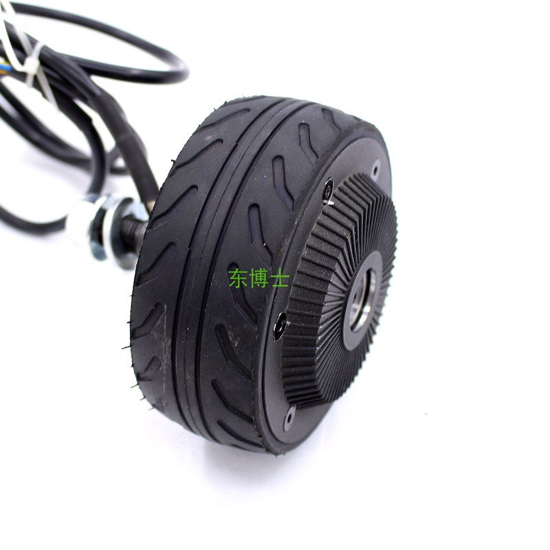 4寸单边轴无刷无齿轮毂电机电动滑板车轮毂电机