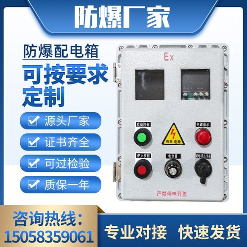 不锈钢防爆配电箱动力照明仪表接线箱检修插座箱触摸屏防爆控制柜