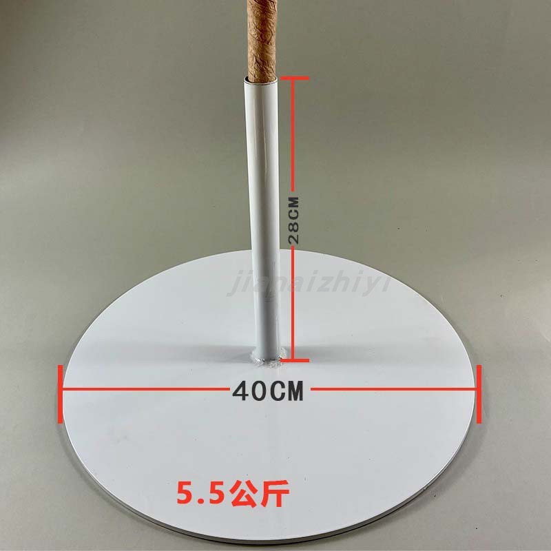 婚庆道具铁艺钢板底座纸花艺圆形底盘户外婚礼布置落地盘路引花杆