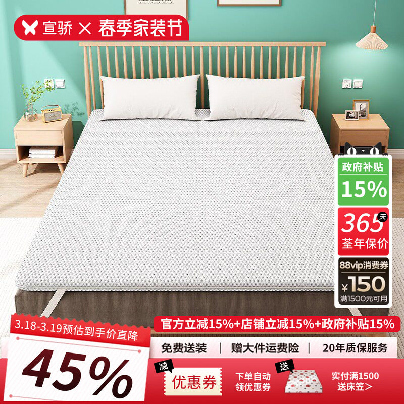 天然椰棕床垫家用卧室护腰护脊棕榈出租房用儿童榻榻米可折叠棕垫