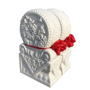 石雕门墩抱鼓石一对汉白玉貔貅石鼓家用门口别墅青石大象招财摆件