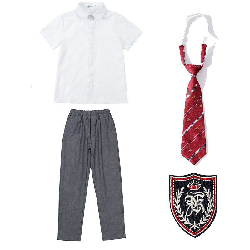 儿童礼服幼儿园校服毕业照合唱演出服小学生班服英伦风背带裙套装