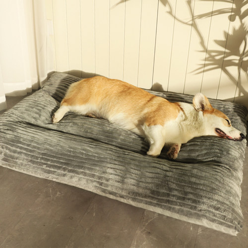 狗窝冬季保暖宠物床垫中小型犬柯基用品狗狗床可拆洗狗垫子睡觉用