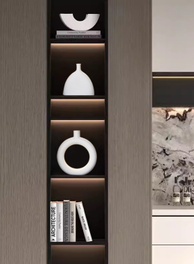 现代简约酒柜装饰品摆件轻奢高档客厅电视柜办公室书房书柜套装