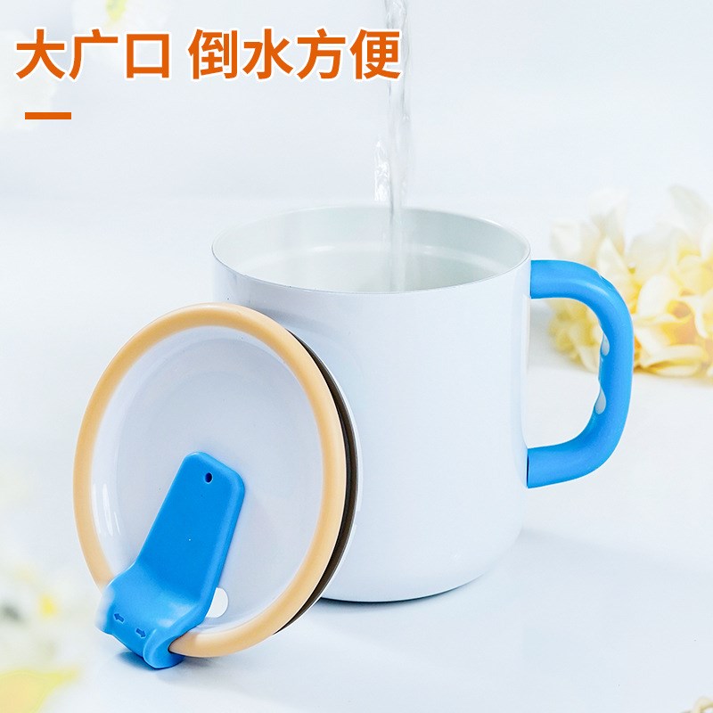办公室小清新泡茶水杯白领咖啡杯陶瓷保温办公杯可爱创意牛奶杯子