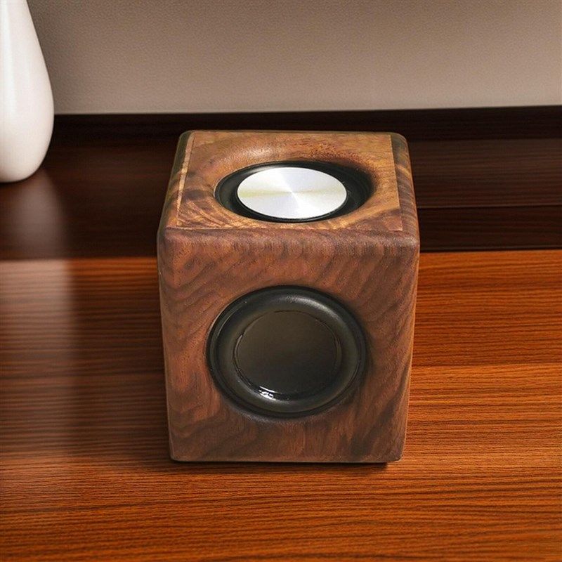 手工制作胡桃木纯实木复古实木蓝牙音箱纯手工便携式音箱迷你音响,家居饰品,桌面摆件,淘宝优惠券,粉丝福利购,淘宝优惠卷