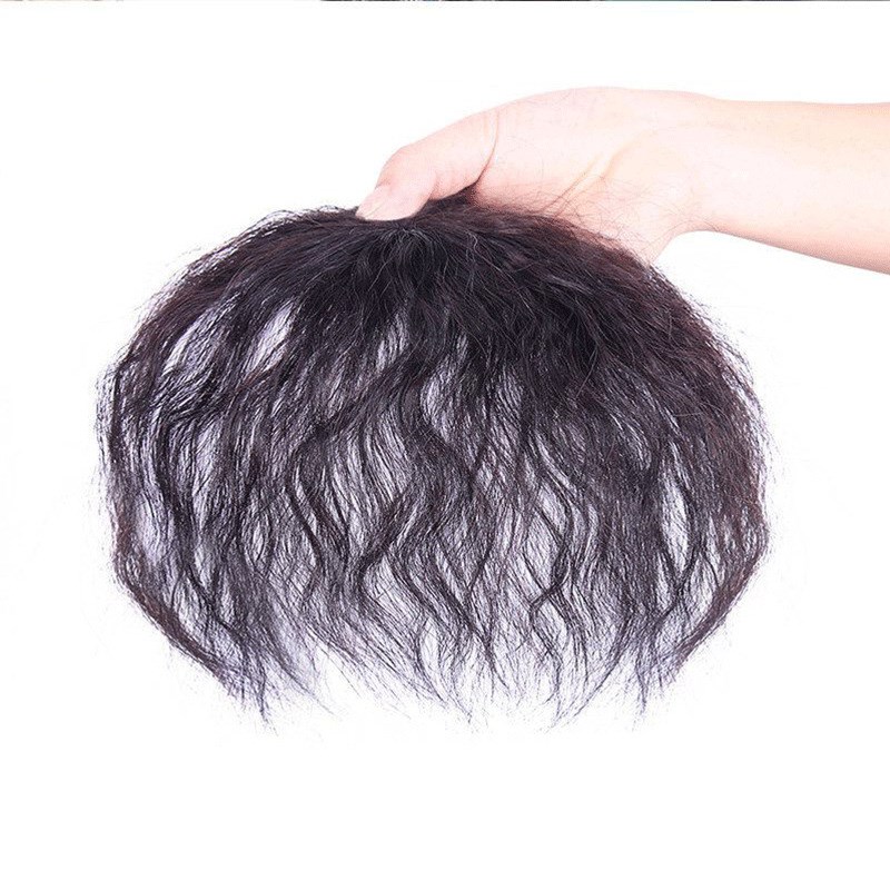 头顶假发片女士假发片玉米须假发遮白发假发无痕接发工厂