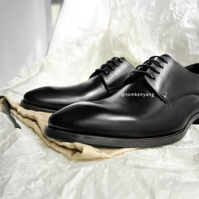 【日常通勤~正式素面德比鞋】四季商务正装皮鞋男擦色系带男鞋