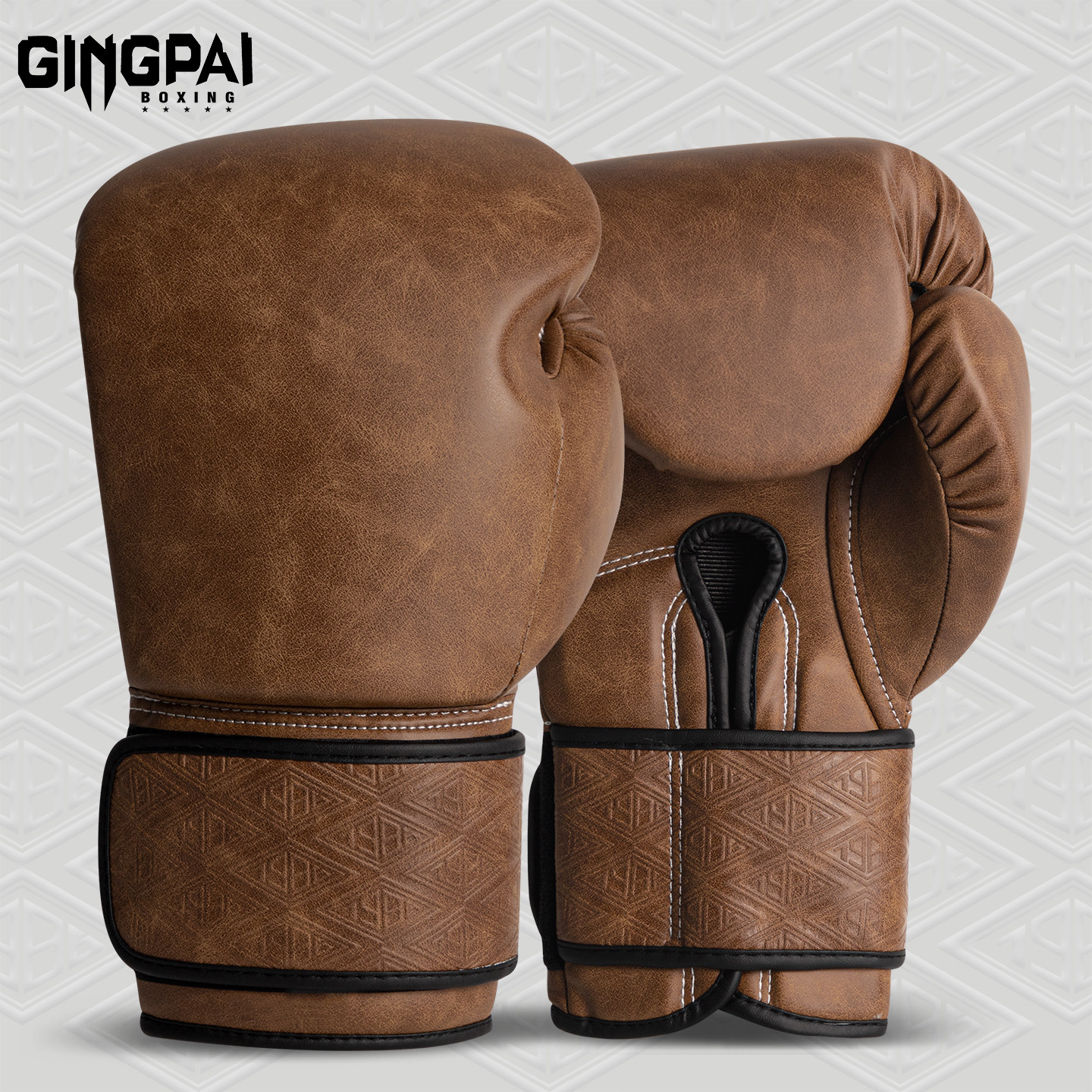 竞派复古拳套-精准拳峰握感舒适