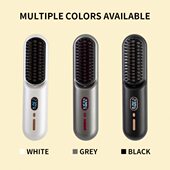 负离子直发梳 旅行懒人直发器USB无线充电便携式 跨境爆款 充电式
