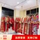 服装 店U型婚纱架子陈列架 店展示架吊架吊顶悬挂衣架金色铁艺女装