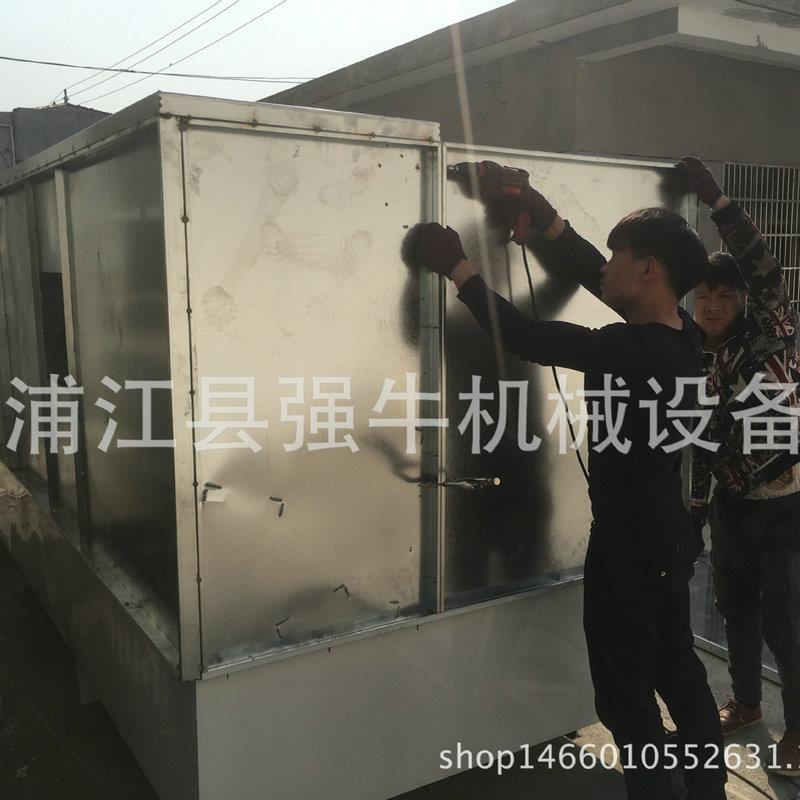 工业级大型水帘喷漆柜 不锈钢结构喷漆台 高效水幕过滤系统