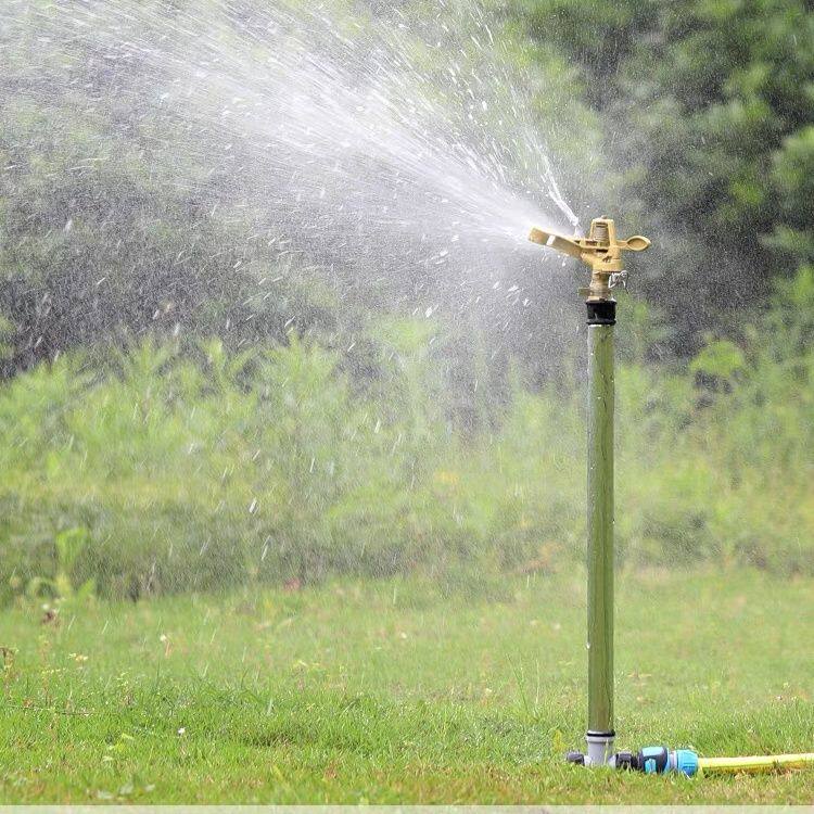绿化喷灌设备农业灌溉神器草坪园林自动旋转摇臂喷头浇地喷枪农用