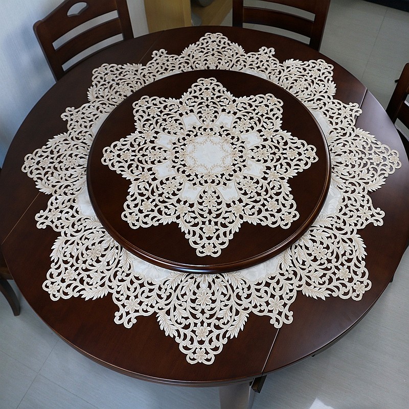 大圆桌布布艺欧式田园美式中式刺绣花镂空餐桌垫茶几盖巾家用台布,居家布艺,桌布,淘宝优惠券,粉丝福利购,淘宝优惠卷