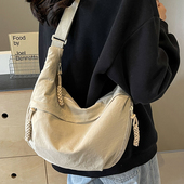 斜挎包女包2025新款 包包女式 饺子包百搭休闲单肩包大容量轻便通勤