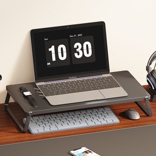 笔记本电脑支架烧烤架托架桌面增高散热器可折叠便携支撑悬空立式置物架平板手提分层散热架底座办公专用架子