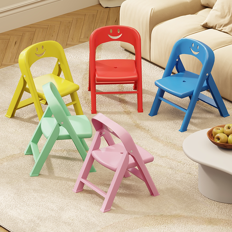 折叠椅子儿童绘画椅小靠背板凳学习椅矫正坐姿写字椅防驼背专用椅