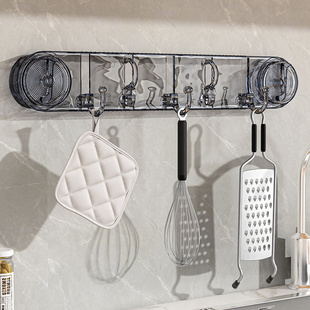 吸盘式挂钩卫生间免打孔墙上强力真空挂钩一排浴室门后无痕挂衣钩