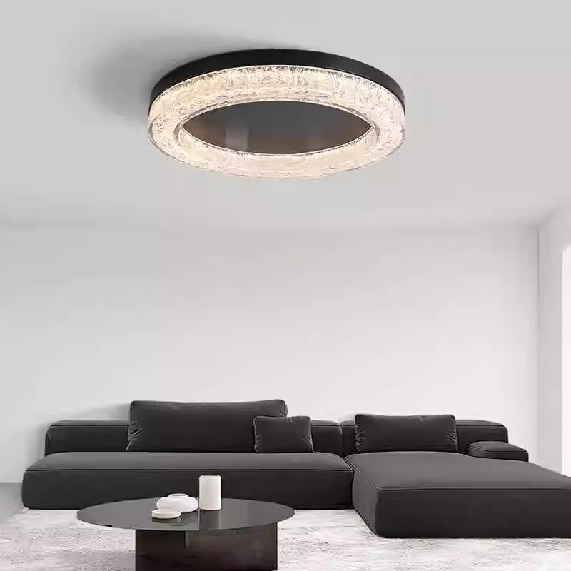 意式极简客厅吸顶灯现代轻奢高端大气设计师创意全铜主卧室房间灯