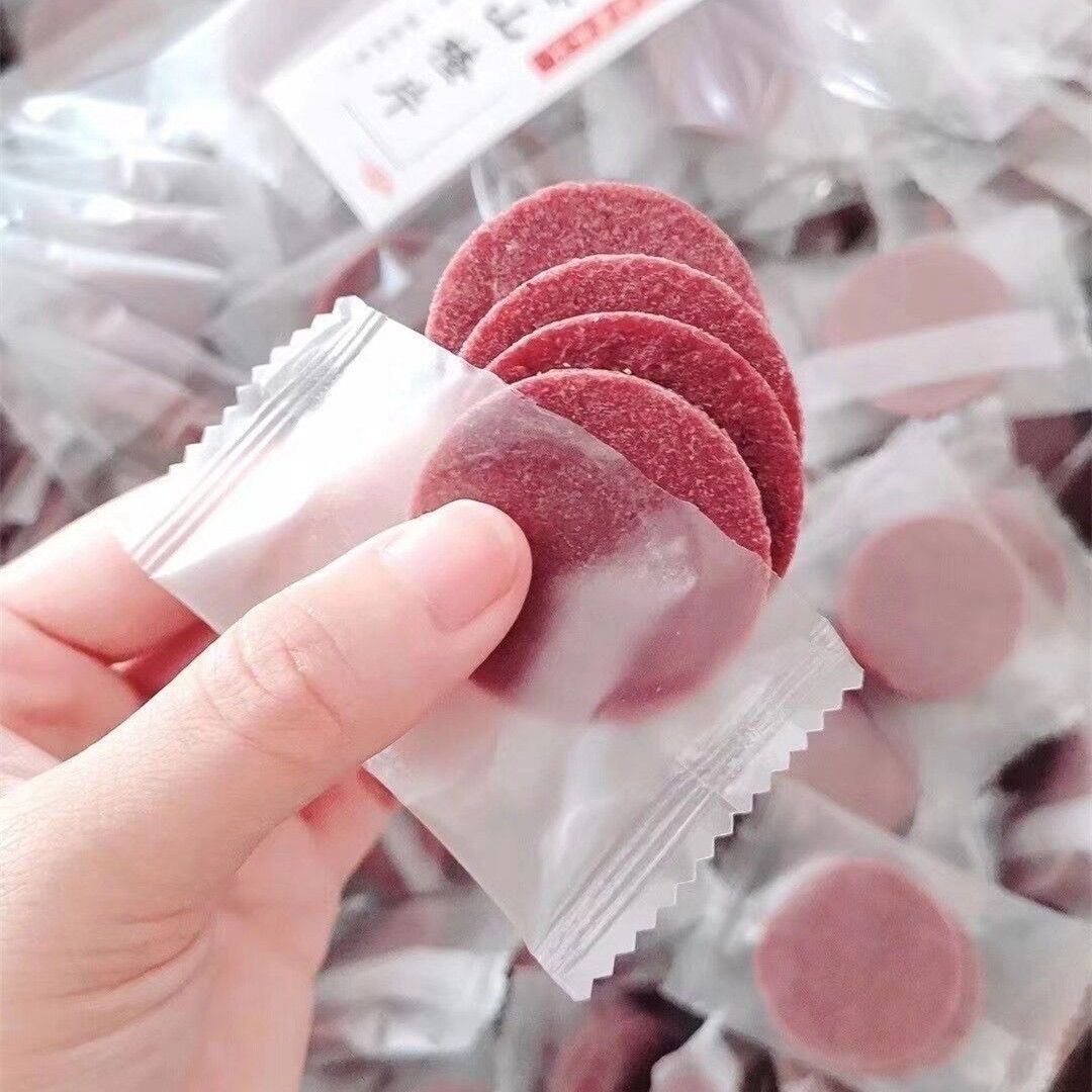 【独立小包装】蓝莓桑葚山楂片鲜果打浆条开胃休闲儿童零食小吃