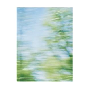 布纸爱空心夏天多巴胺愈合风景装饰画入口挂画印象派三联画壁画