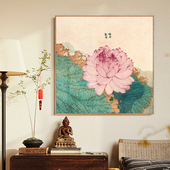 客厅文艺挂画卧室床头玄关书房壁画餐厅装 宋式 新中式 饰画弥之花卉