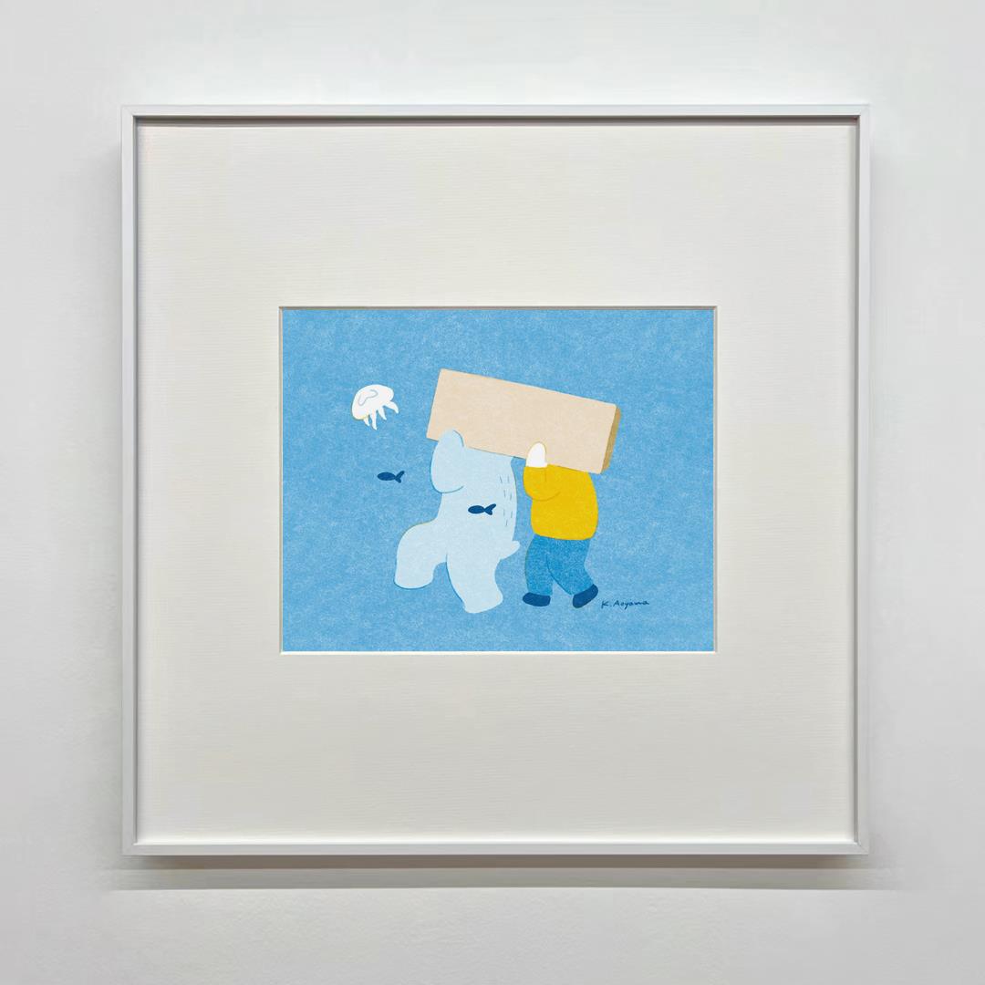 《缤纷童年》多巴胺儿童房趣味挂画男女孩书房卡通装饰画美育环创