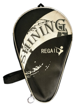 REGAIL高档乒乓球拍包 单只装球袋 双面加棉包乒乓球拍大头尖包